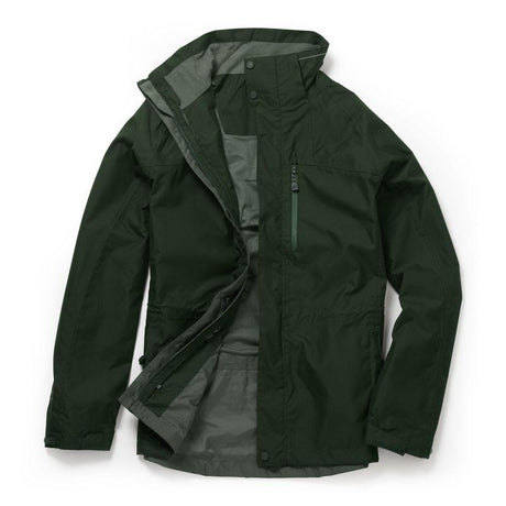 Craghoppers CMW656 Kiwi Waterproof Dark Green Rain Jacket, Size - Medium