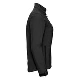 Russel 140F Ladies Three Layers Feminine Fit Softshell Jacket Black