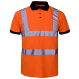 Supertouch 39381 Hi Vis Orange 100% Polyester Rail Workwear Work Polo Shirt