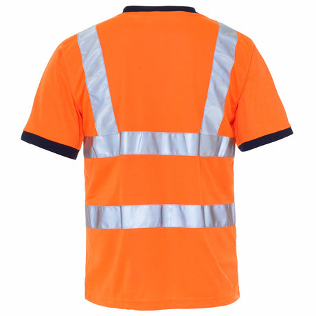 Supertouch 39381 Hi Vis Orange 100% Polyester Rail Workwear Work Polo Shirt