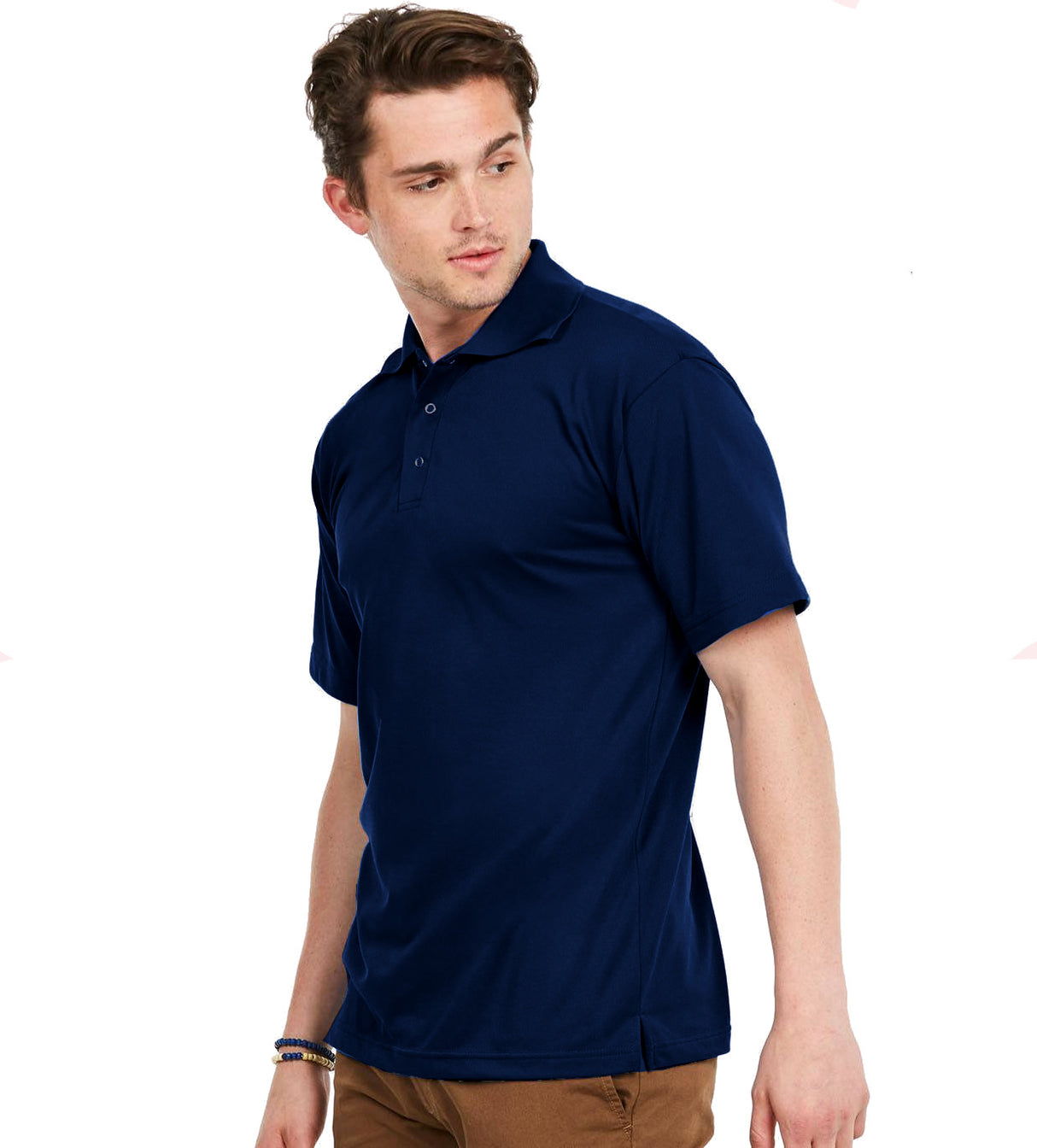 Uneek UC121 Men Short Sleeve Navy Polo Shirt