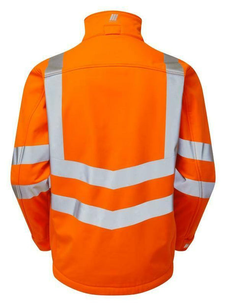 Pulsarail PR535 Soft Shell Jacket Rail Spec Compliant Hi Vis Orange Size M