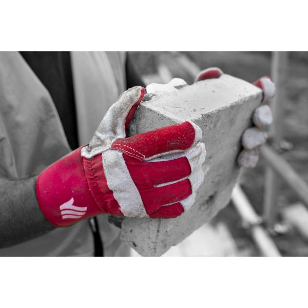 Polyco LR143DP Rigmaster Double Palm Coat Work Gloves, Size - 9