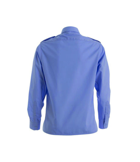 Rochelle Men Long Sleeve Blue Pilot Shirt