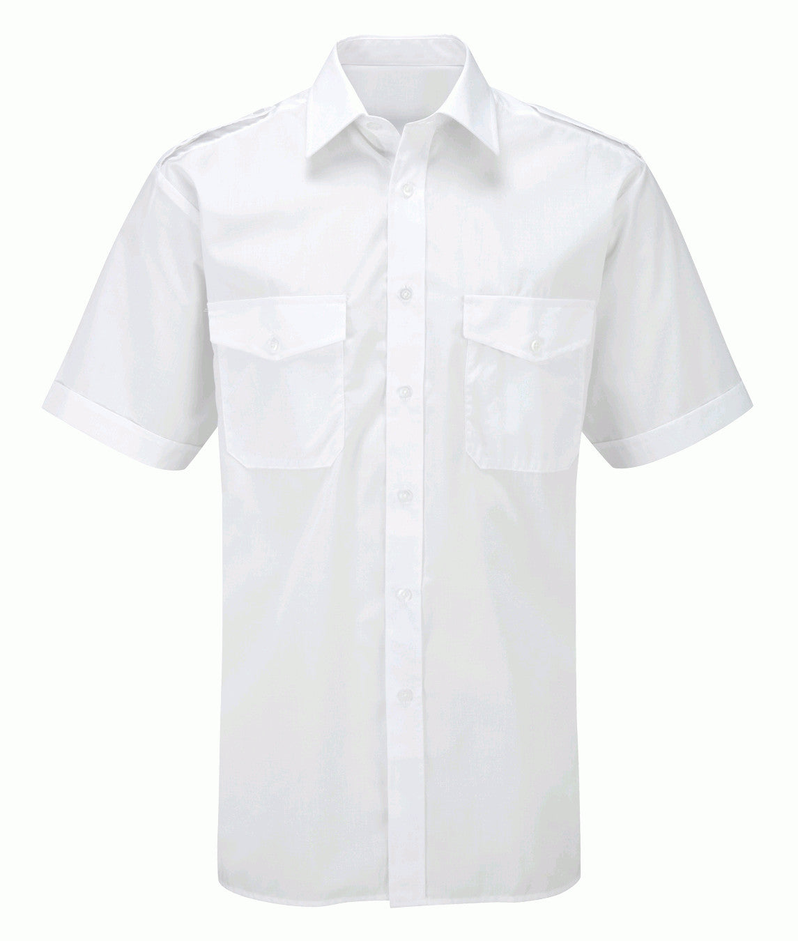 Orbit International CSH5 Men Pilot Shirt Short Sleeve White