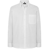 NM Williams C945B Men Oxford Shirt Long Sleeve White, Size - 16.5