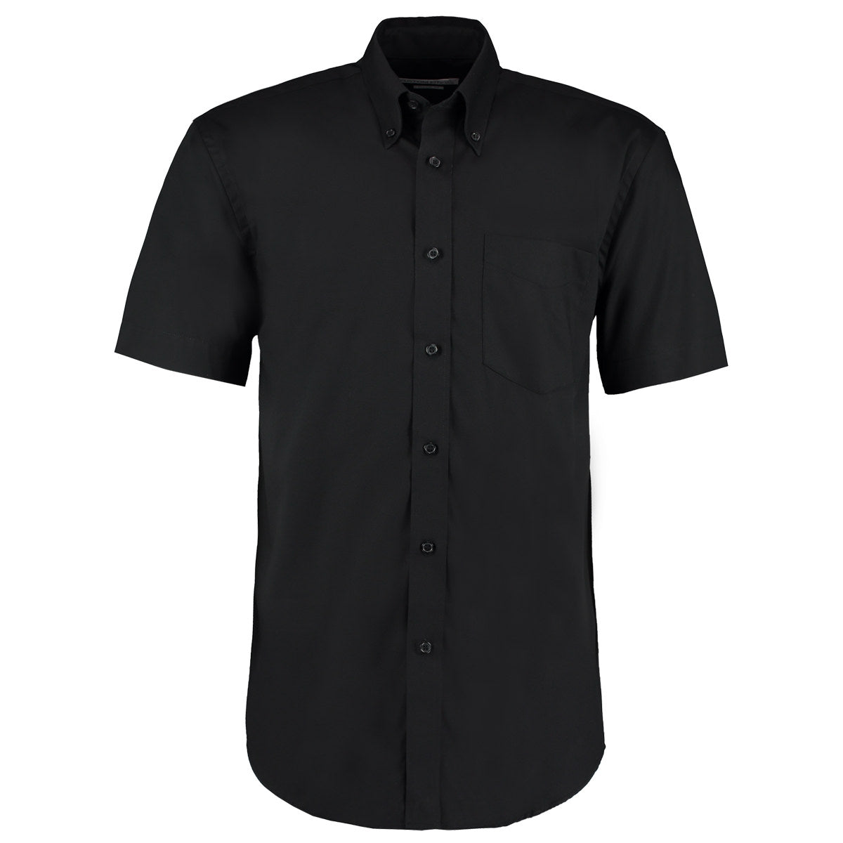 Kustom Kit KK109 Corporate Oxford Short Sleeve Polycotton Black Men Shirt