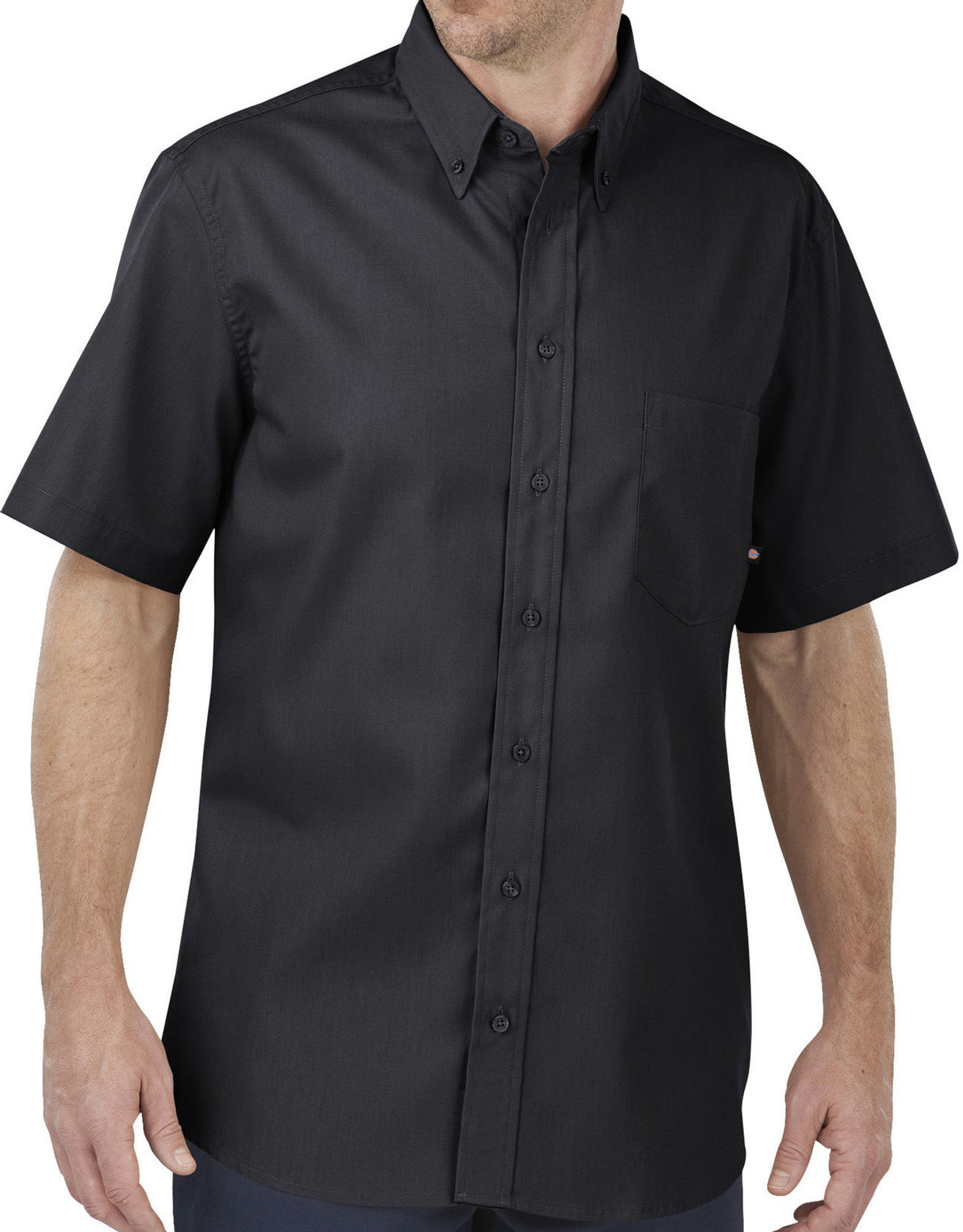 Kustom Kit KK109 Corporate Oxford Short Sleeve Polycotton Black Men Shirt