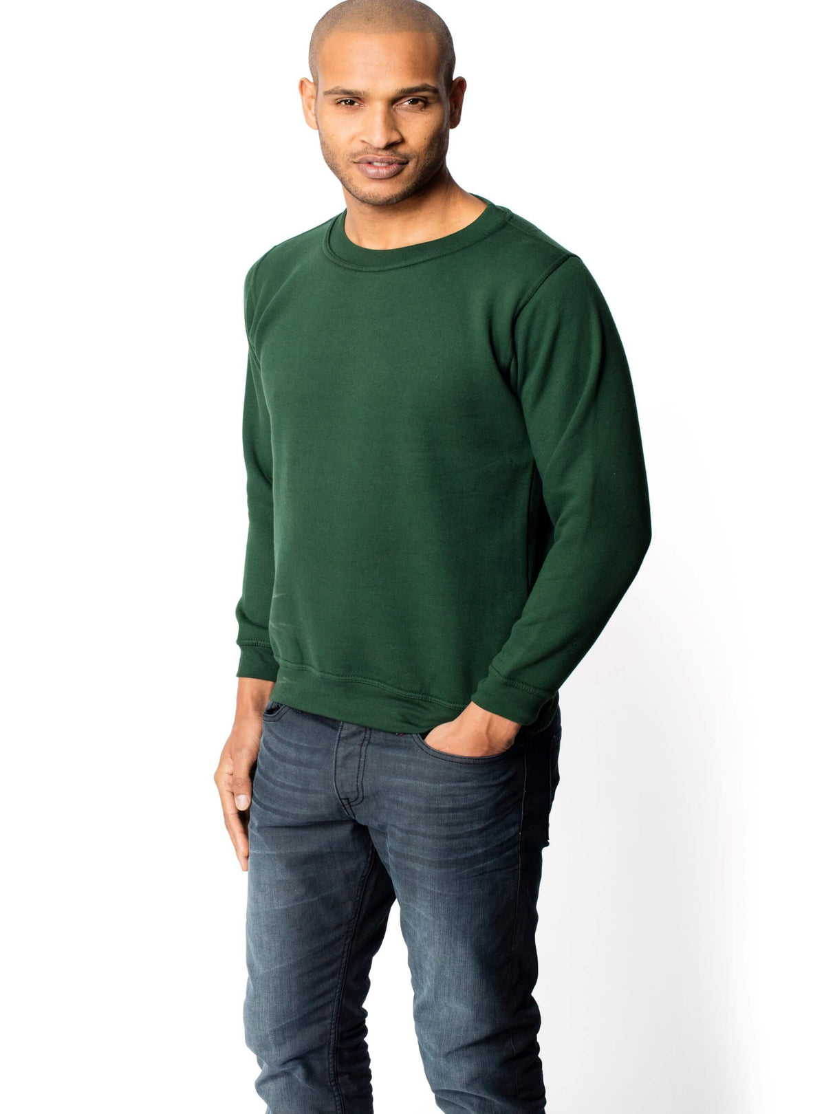 Uneek UC205 Olympic Men Sweatshirt Green, Size - XL