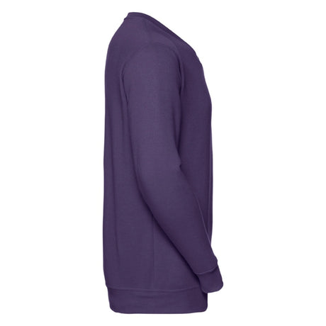 Russell 272M Men V-Neck Purple Sweatshirt, Size - Large