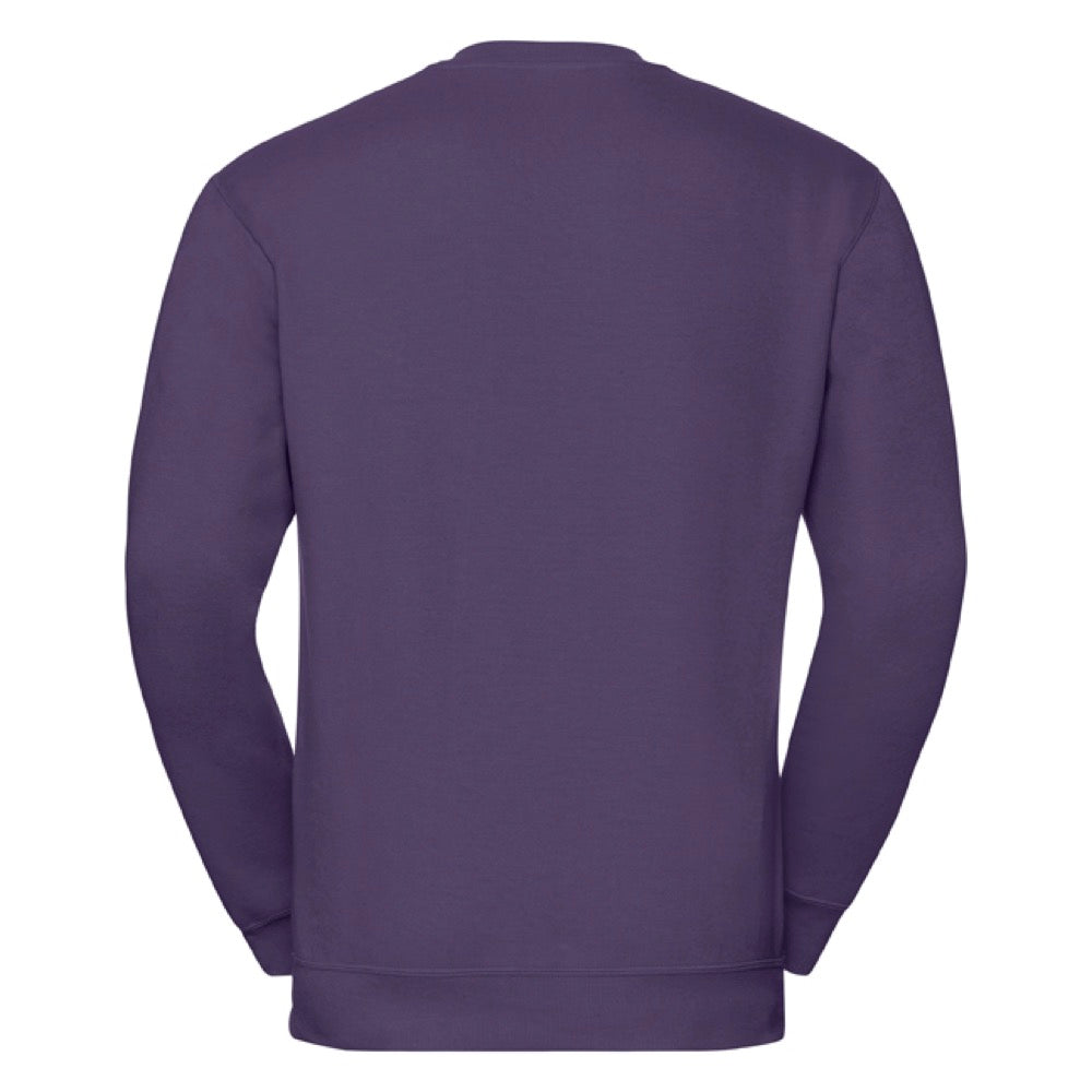 Russell 272M Men V-Neck Purple Sweatshirt, Size - Large