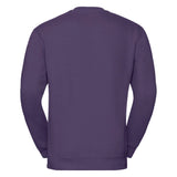 Russell 272M Men V-Neck Purple Sweatshirt, Size - Large