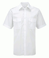 Orbit International PSSS Polycotton Short Sleeve White Pilot Shirt