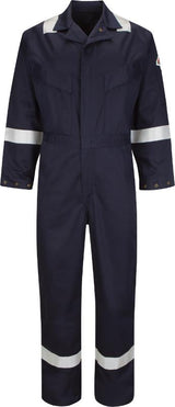 Bulwark CAD6 Deluxe FR Coverall Hi Vis Flame Retardant Anti-static 350Gsm Navy