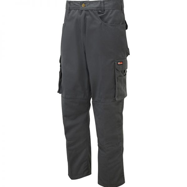 Castle Clothing 711 Pro Men Kneepad Work Trousers Grey