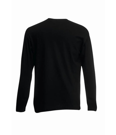 Fruit of the Loom SS21 Men T-Shirt Long Sleeve Black Size L