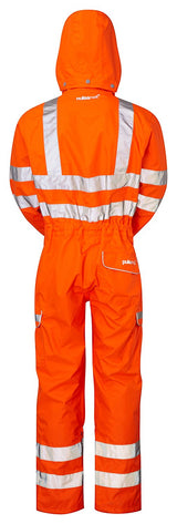 PULSAR Pulsarail PR505 Rail Spec Hi-Vis PU Polyester Foul Weather Coverall