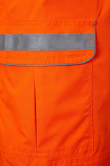 PULSAR Pulsarail PR505 Rail Spec Hi-Vis PU Polyester Foul Weather Coverall
