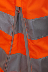 PULSAR Pulsarail PR505 Rail Spec Hi-Vis PU Polyester Foul Weather Coverall