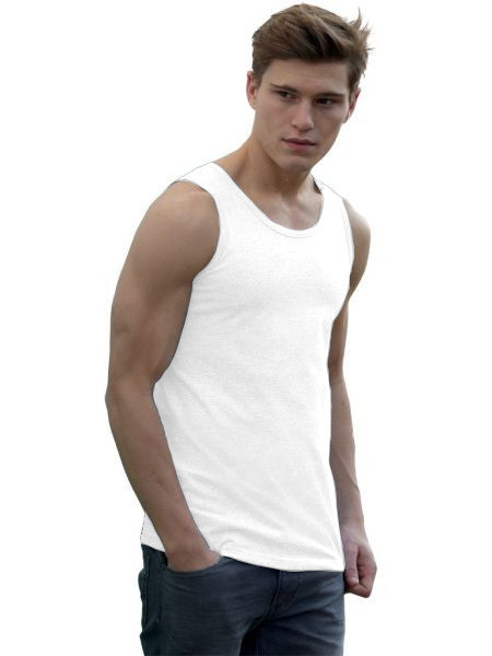 Fruit Of The Loom 61098 Men Athletic Vest White, Size - Small