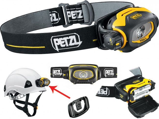 Petzl Pixa 2 Led Dual Beam E78Bhb 2 Work Camping Hands Free Head Torch