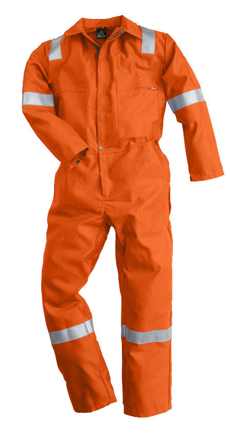 Firemaster Plus FM1040 Work FR Coverall Flame Retardant High Visibility Orange