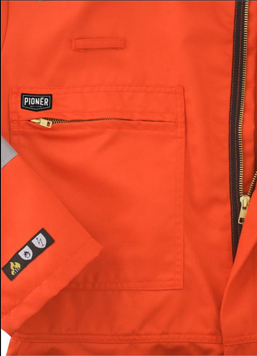 Pionér Nomex® Comfort FR Coverall Hi Vis Flame Retardant Orange XL