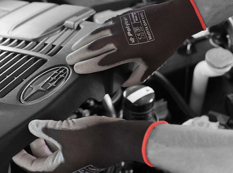 Polyco Matrix GH100 Nylon Liner PU Palm Coated Work Gloves