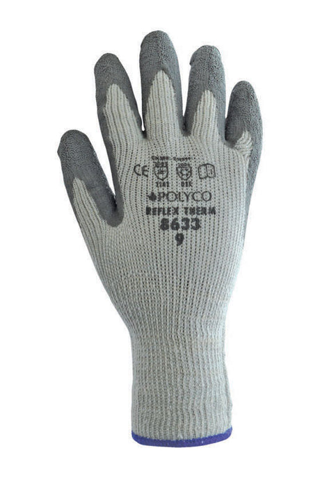 Polyco 8633 Reflex Therm Cold Resistant Latex Coating Glove