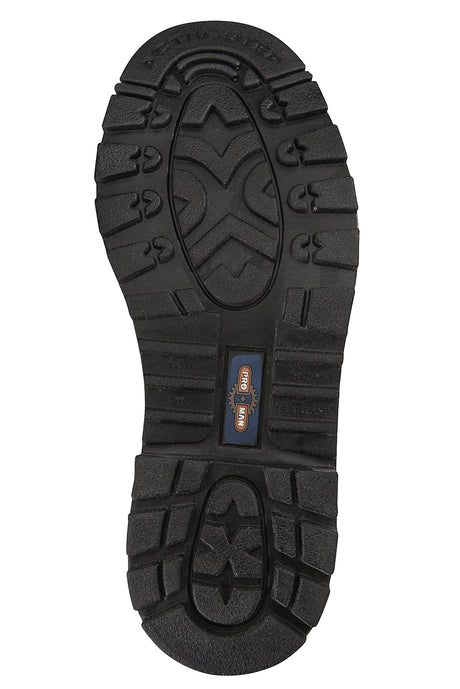 Pro Man PM4002 S3 Steel Toe Cap Safety Boots, Black, Size - 12