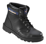 Pro Man PM4002 S3 Steel Toe Cap Safety Boots, Black, Size - 12