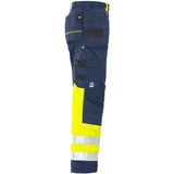 Projob 6502 Hi Vis Reinforced Polycotton Knee Pad Pockets Pants Work Trousers