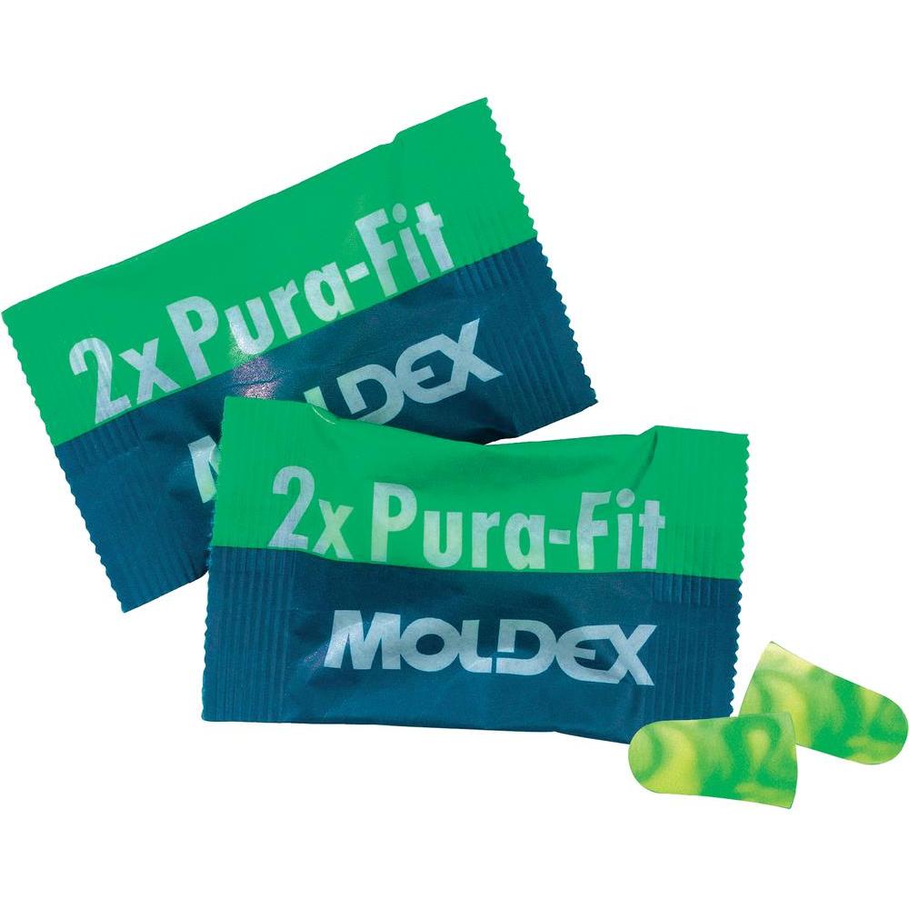 Moldex 7705 Pura-Fit Lot De 50 Paires Bouchons D'Oreilles SNR 36dB - Protection Auditive Ultra Confortable