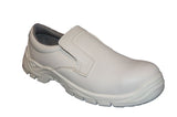 Reldeen R302 White Slip-On S2 SRC Safety Shoes, Size - UK10