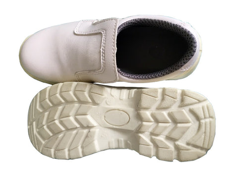 Reldeen R302 White Slip-On S2 SRC Safety Shoes, Size - UK10