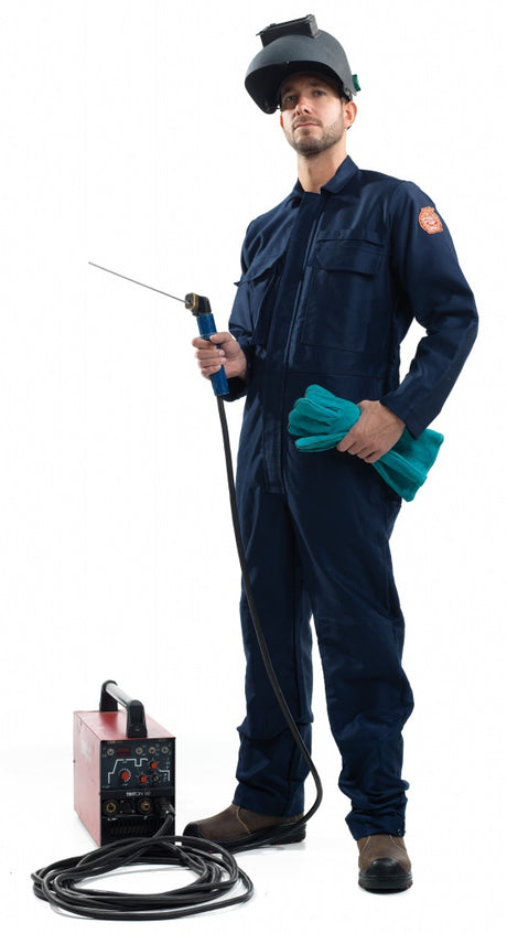 Roots RO13020 Arcbuster Hot Worker Welding Coverall Navy Size 38 Short