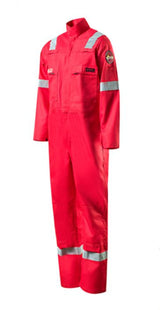 Roots RO18090U Flamebuster Classic Nordic FR Coverall Red