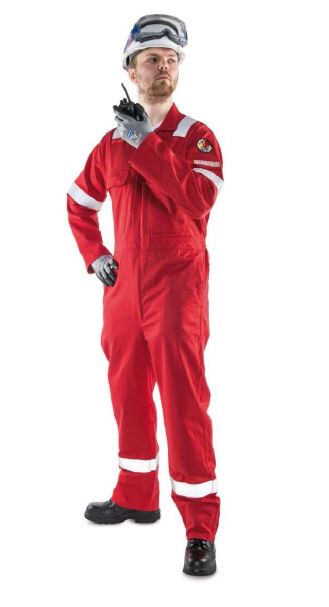 Roots RO18090U Flamebuster Classic Nordic FR Coverall Red