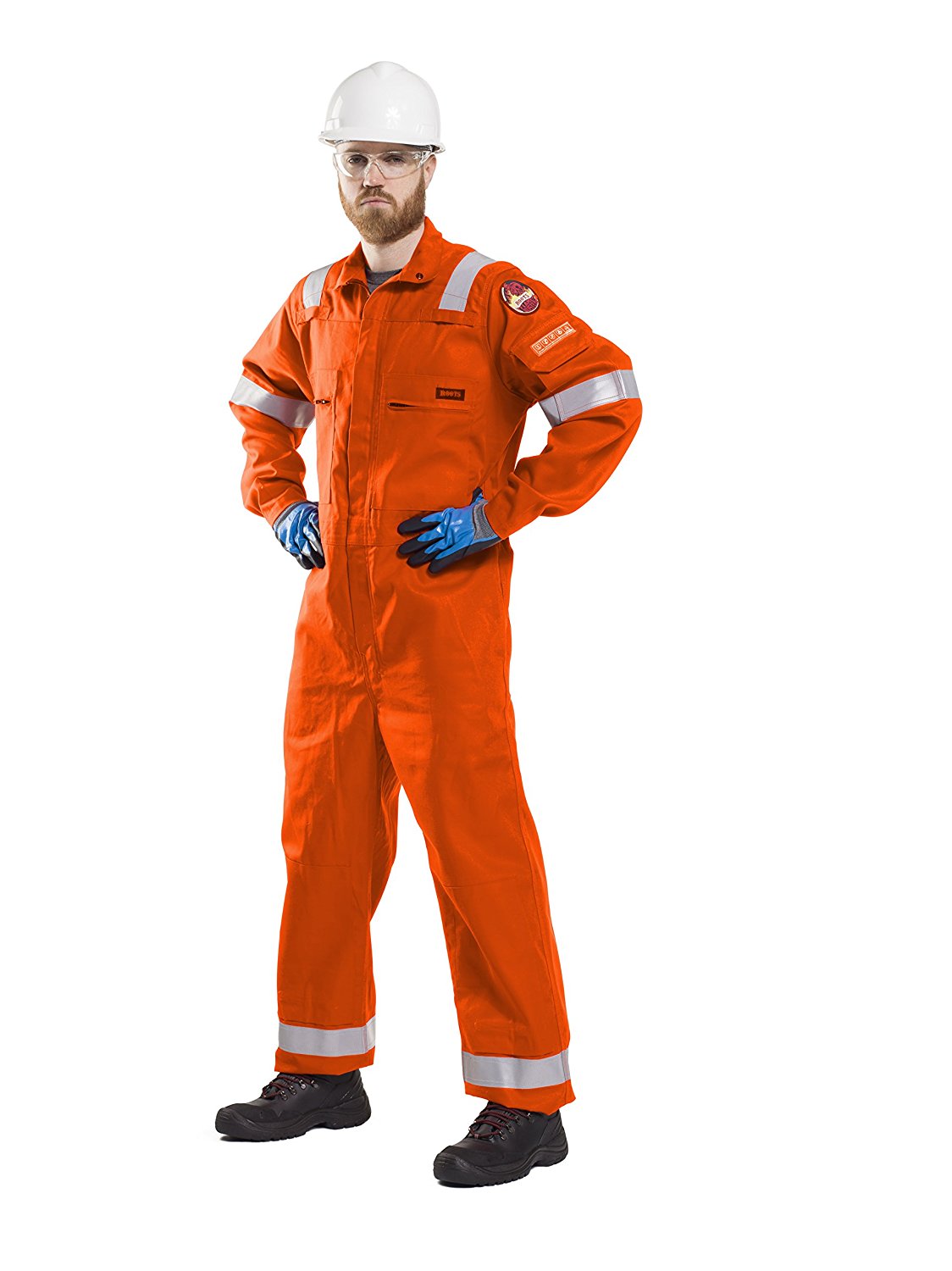 Roots RO23095 Flamebuster II Hi Vis ARC Protection Flame Retardant FR Coverall