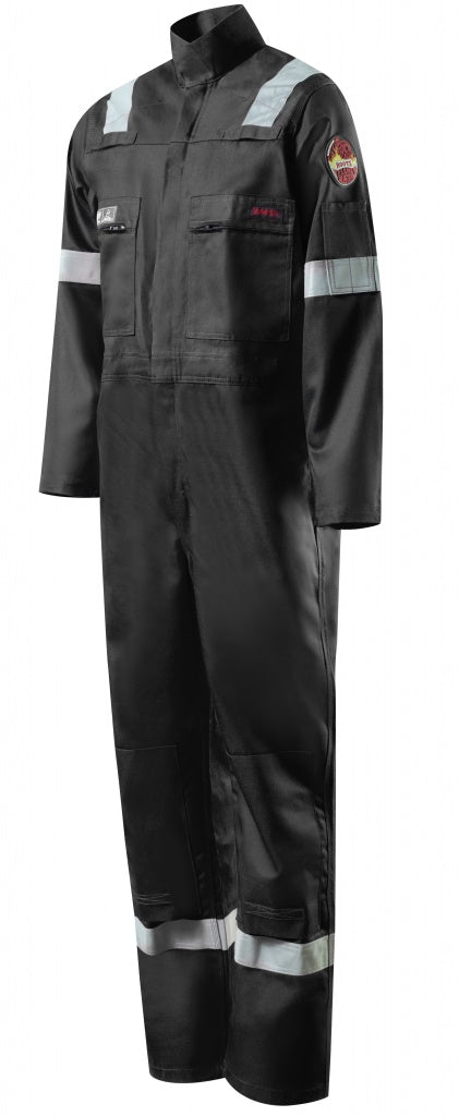 Roots Flamebuster Fire Resistant High Visibility Classic FR Coverall Black