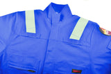 Roots Flamebuster Fire Resistant High Visibility Classic FR Coverall Blue