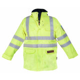 Roots RO4517 Stormbuster Contractor Waterproof FR Parka Hi Vis Yellow