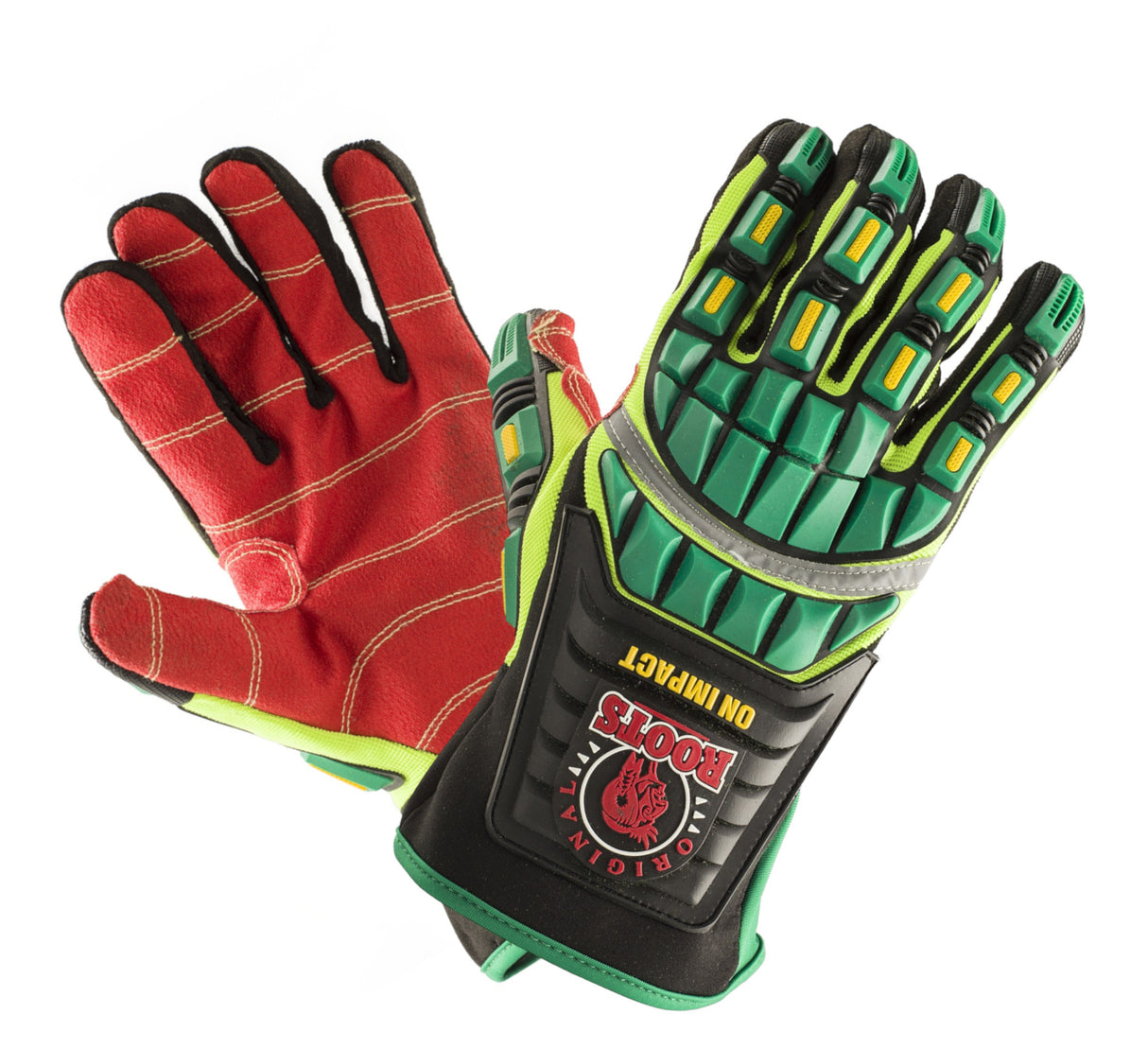 Roots RO50500 On Impact Rigger Gloves Keprotec Palm Size 2XL