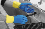 Polyco Duo Plus 60 Double Dipped Latex Glove Yellow Blue