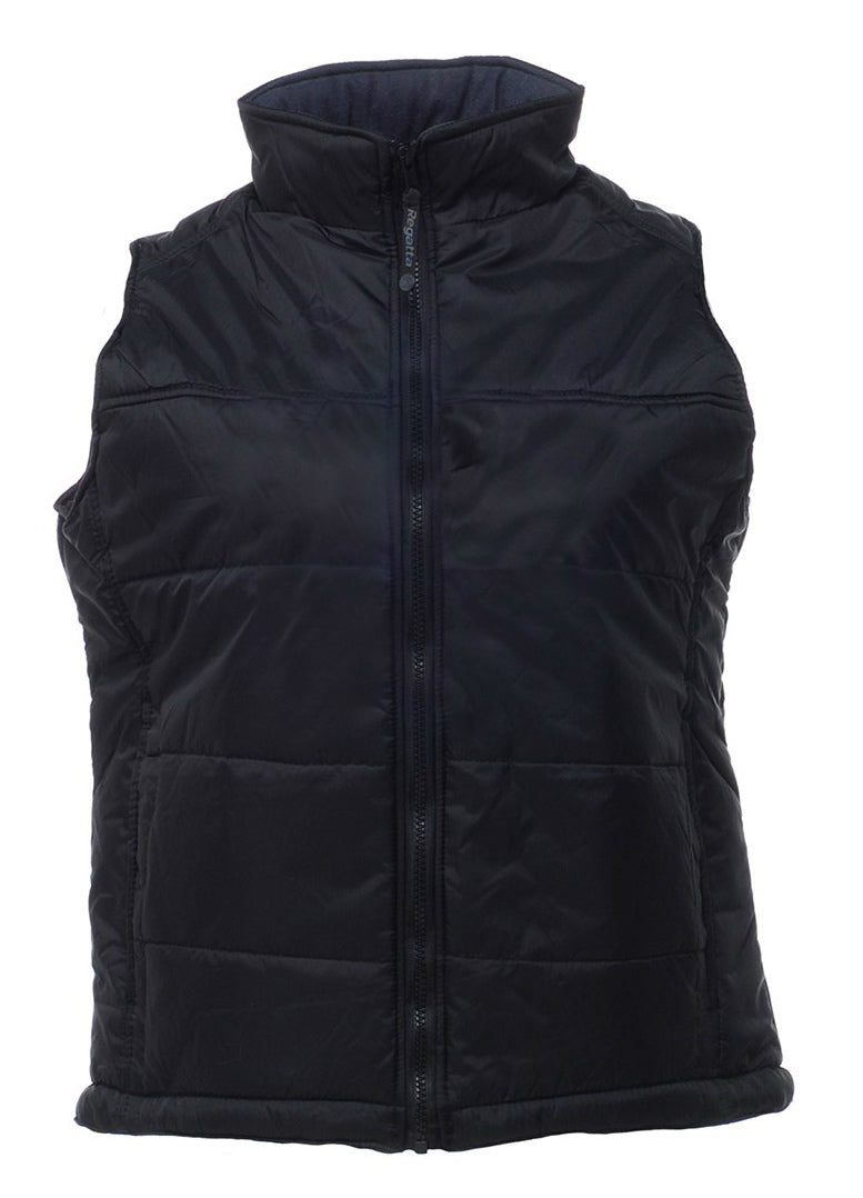 Regatta TRA791 Stage Black Ladies Padded Bodywarmer – North Sea
