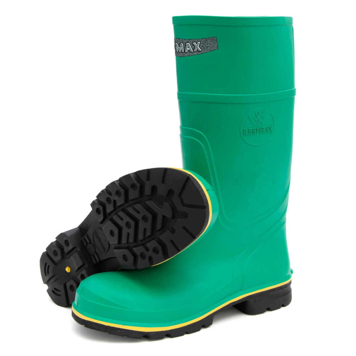 Steel toe chemical resistant rubber boots discount