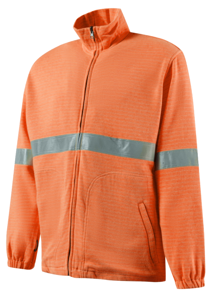 Roots RO14590 Protective Nordic Flame Retardant Fleece Jacket Hi Vis Orange