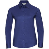Russell Collection J932F Long Sleeve Easy Care Ladies Oxford Shirt