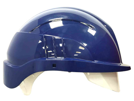 Centurion Vision S10 Safety Blue Helmet with Integrated Clear Visor