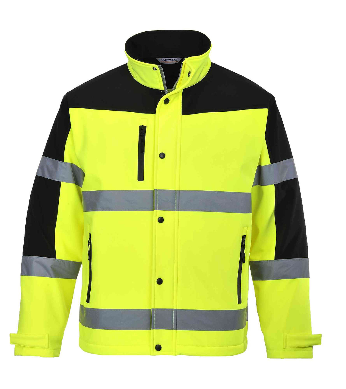 Portwest S429 Men Hi Vis Softshell Jacket Yellow/Navy